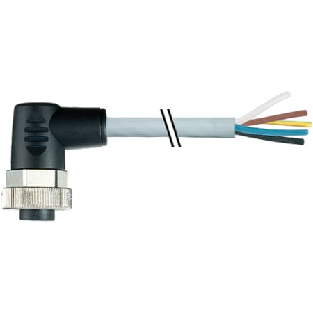 Murrelektronik M8 male 0 Degree / M8 female 0 Degree, PUR 3x0.25 bk UL/CSA+robot+drag chain 5m 7000-78051-9610100